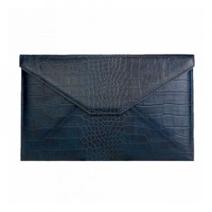  Dublon Leatherworks Envelope Case Croco Indigo Blue for Macbook Air 13" 2010/11